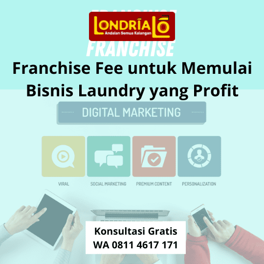 mengenal franchise fee dalam bisnis laundry